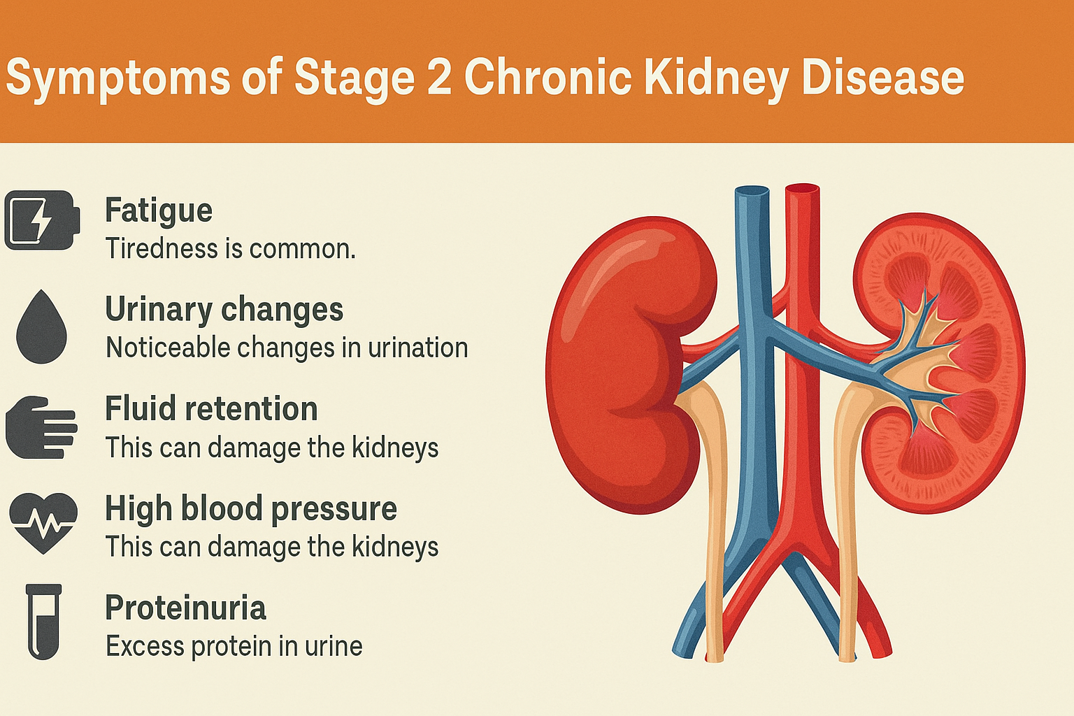 Stage 2 Chronic Kidney Disease Symptoms