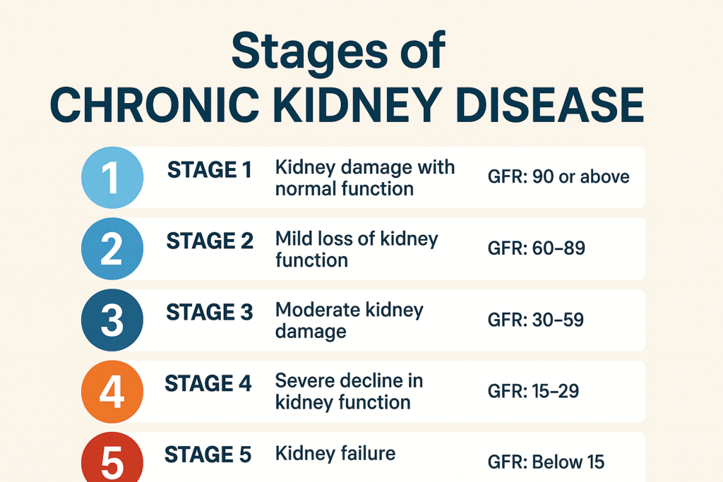 Stages of Chronic Kidney Disease