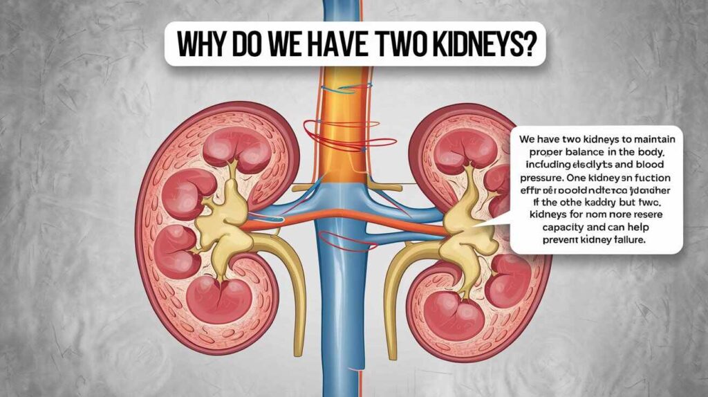 Why do we have two kidneys