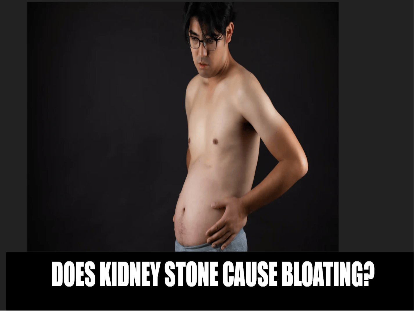 does kidney stone cause bloating