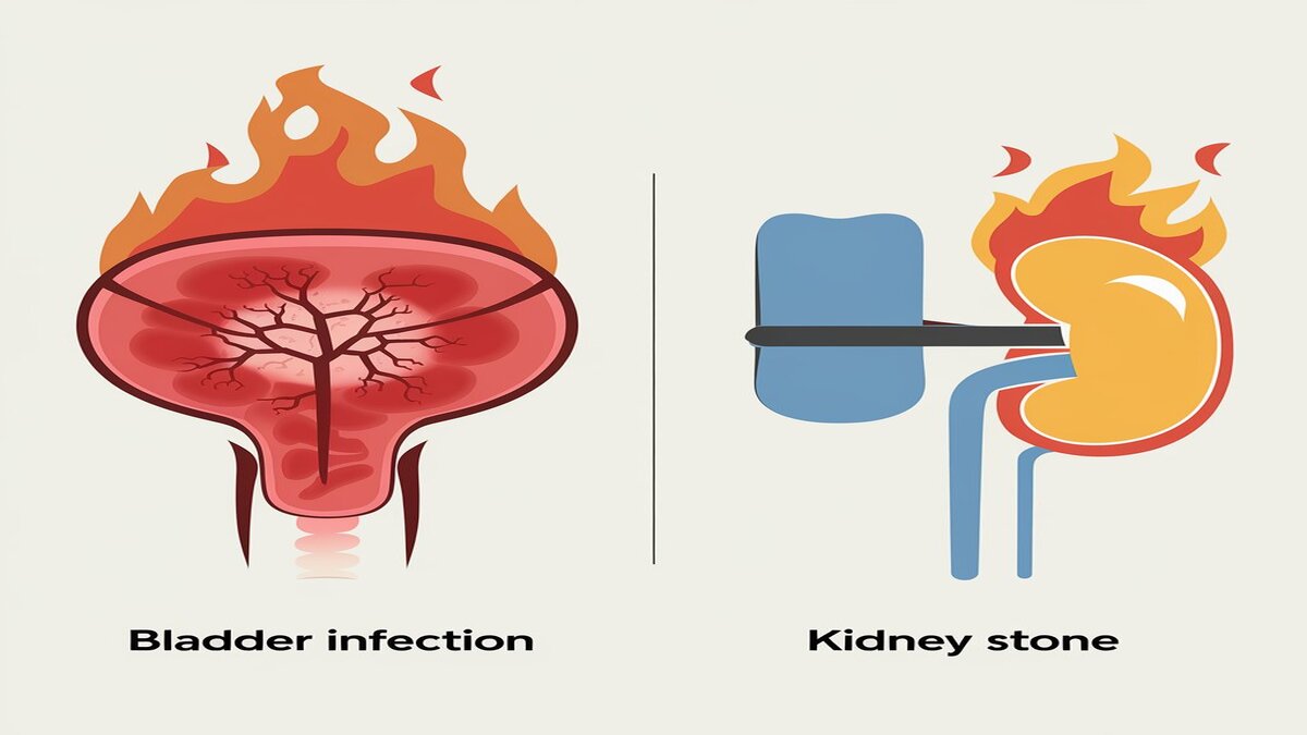 Bladder Infection vs Kidney Stones