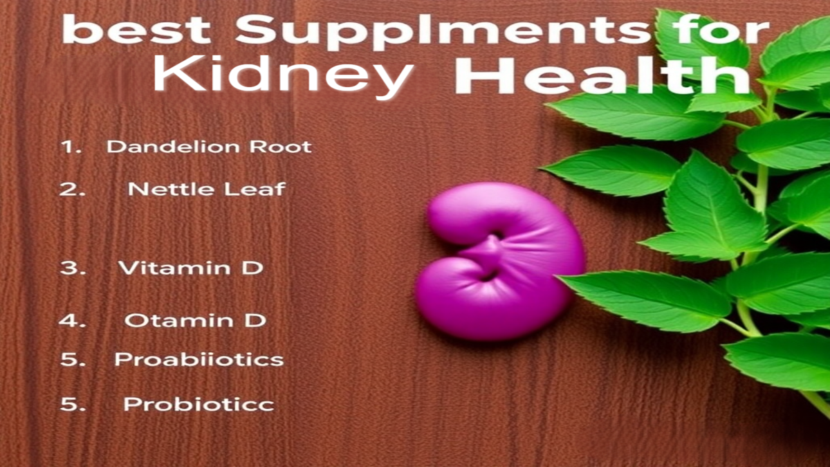 The Best Natural Supplements for Kidney Health