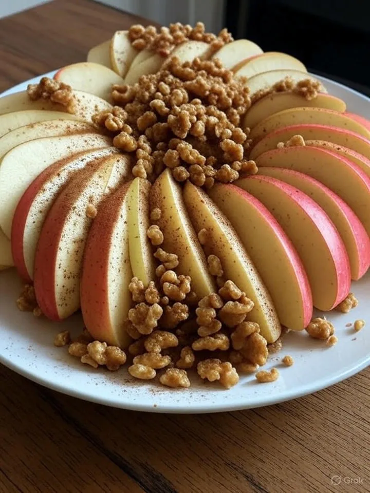 Sweet & Savory Apple “Nachos”