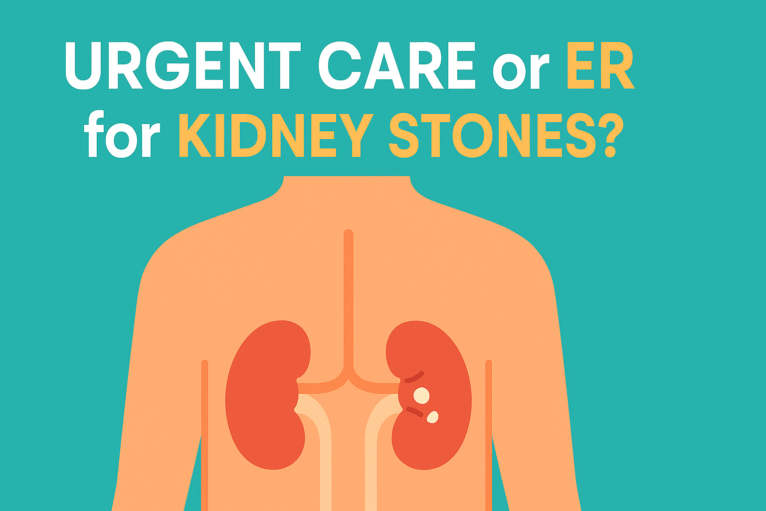 er or urgent care for kidney stones