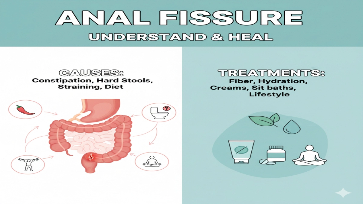 Anal fissure causes and treatments