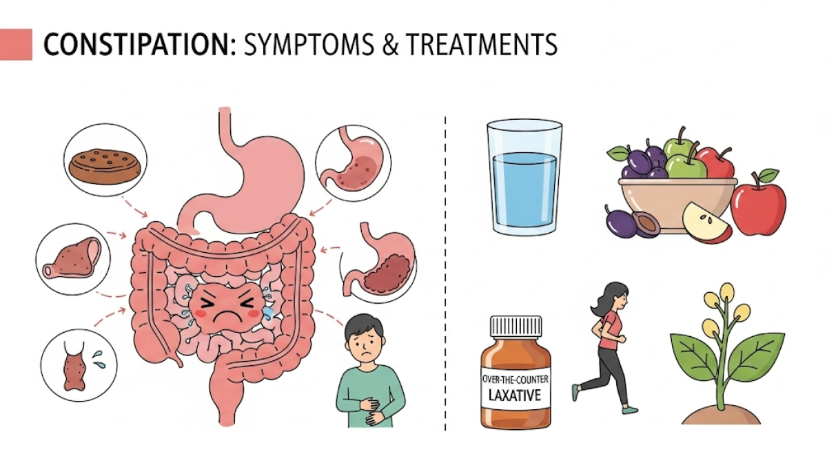 Constipation Symptoms and Treatments