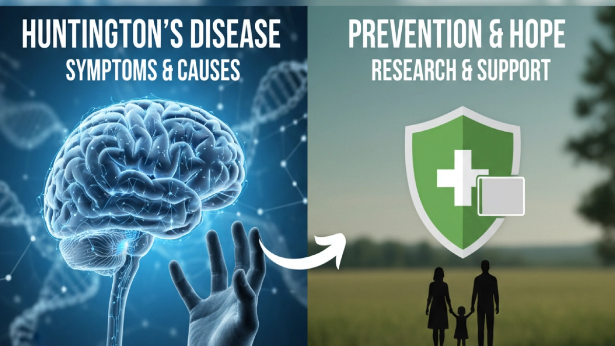 Huntington Disease Symptoms Causes and Prevention
