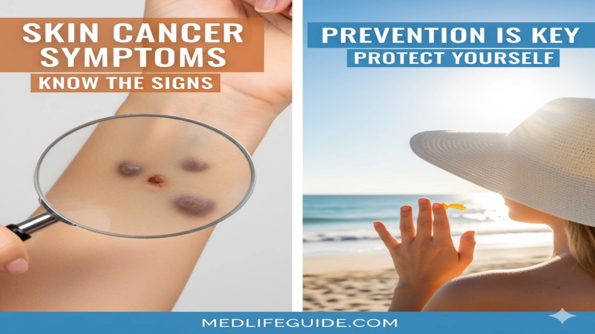 skin cancer symptoms and preventions