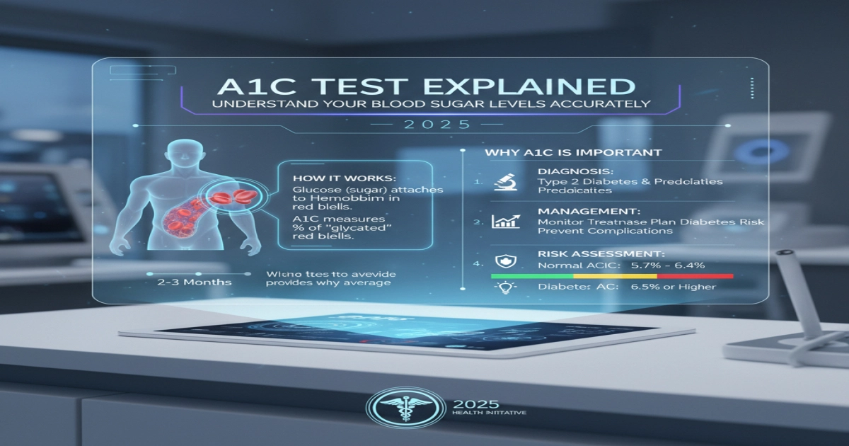 A1C Test Explained in 2025 Understand Your Blood Sugar Levels Accurately