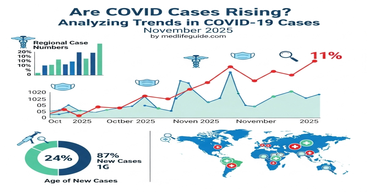 Are COVID Cases Rising Analyzing Trends in COVID-19 Cases November 2025 by medlifeguide.com