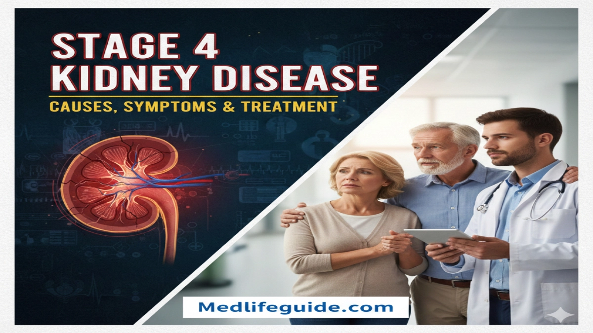 Stage 4 Kidney Disease Causes, Symptoms and Treatment