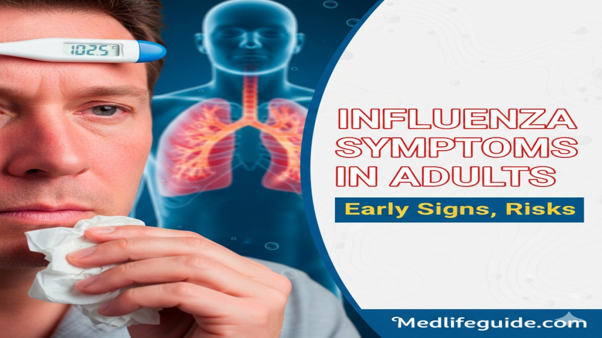 Influenza Symptoms in Adults by medlifeguide