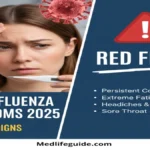 Red flags for new influenza symptoms in 2025, as outlined by MedLifeGuide.