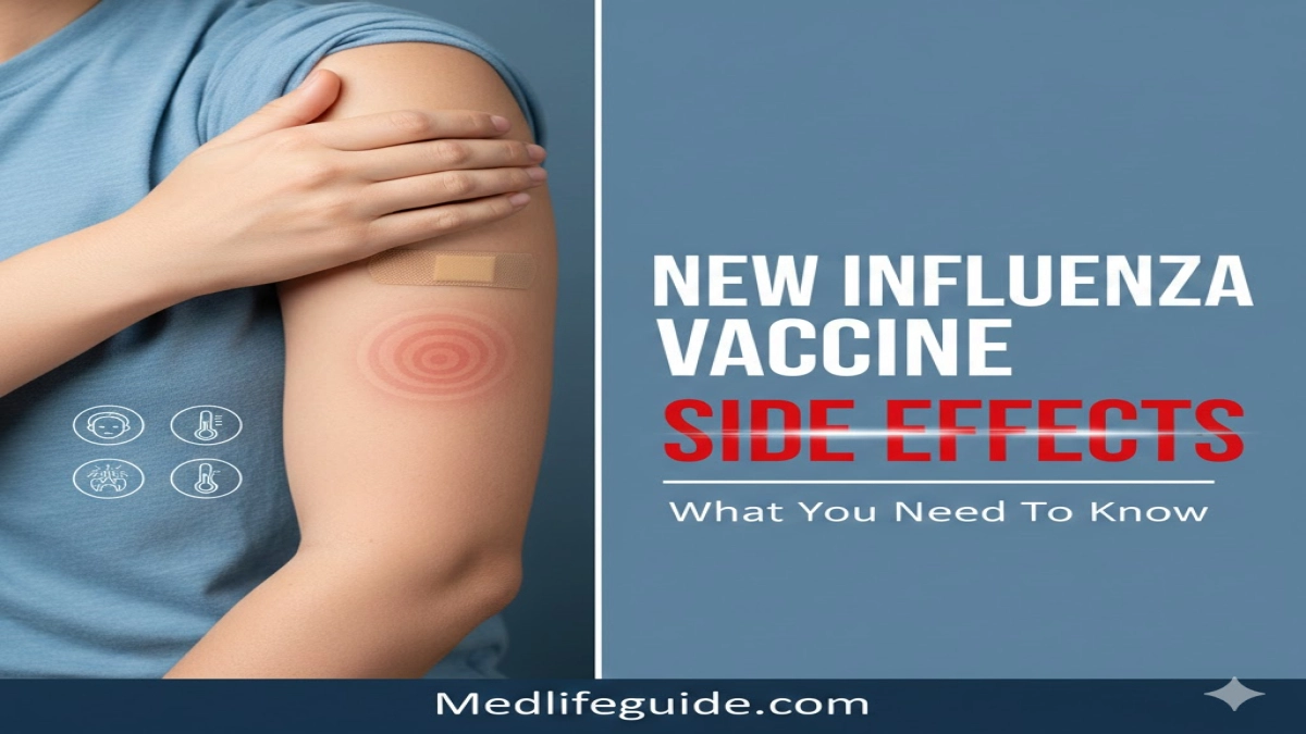 New Influenza Vaccine Side Effects by medlifeguide
