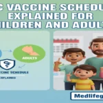 CDC Vaccine Schedule Explained by medlifeguide