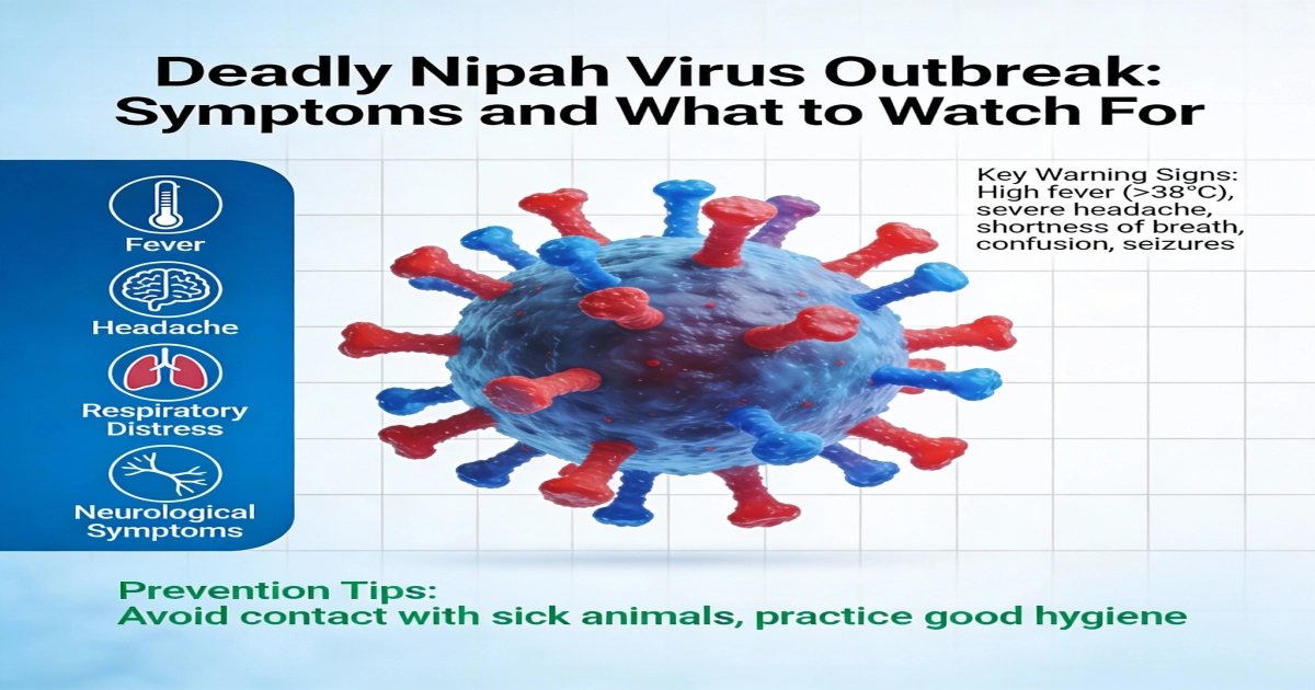 Deadly Nipah Virus Outbreak Symptoms and What to Watch For