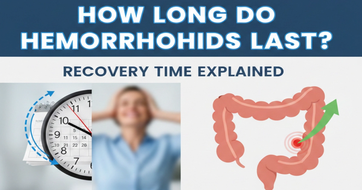 How long do hemorrhoids last