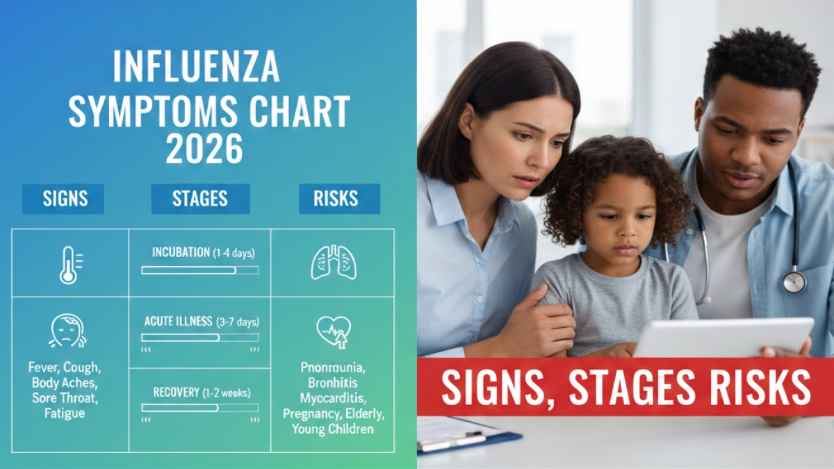 Influenza Symptoms Chart 2026