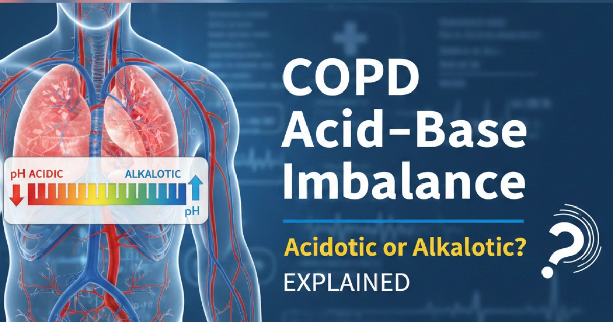are copd patients acidotic or alkalotic