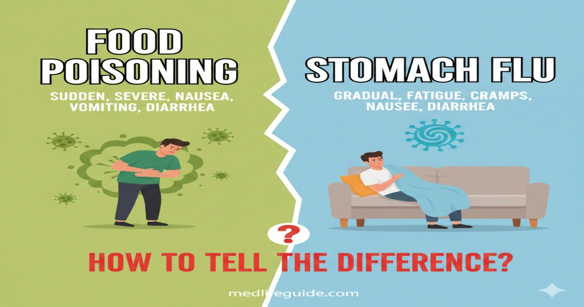 Food Poisoning vs. Stomach Flu