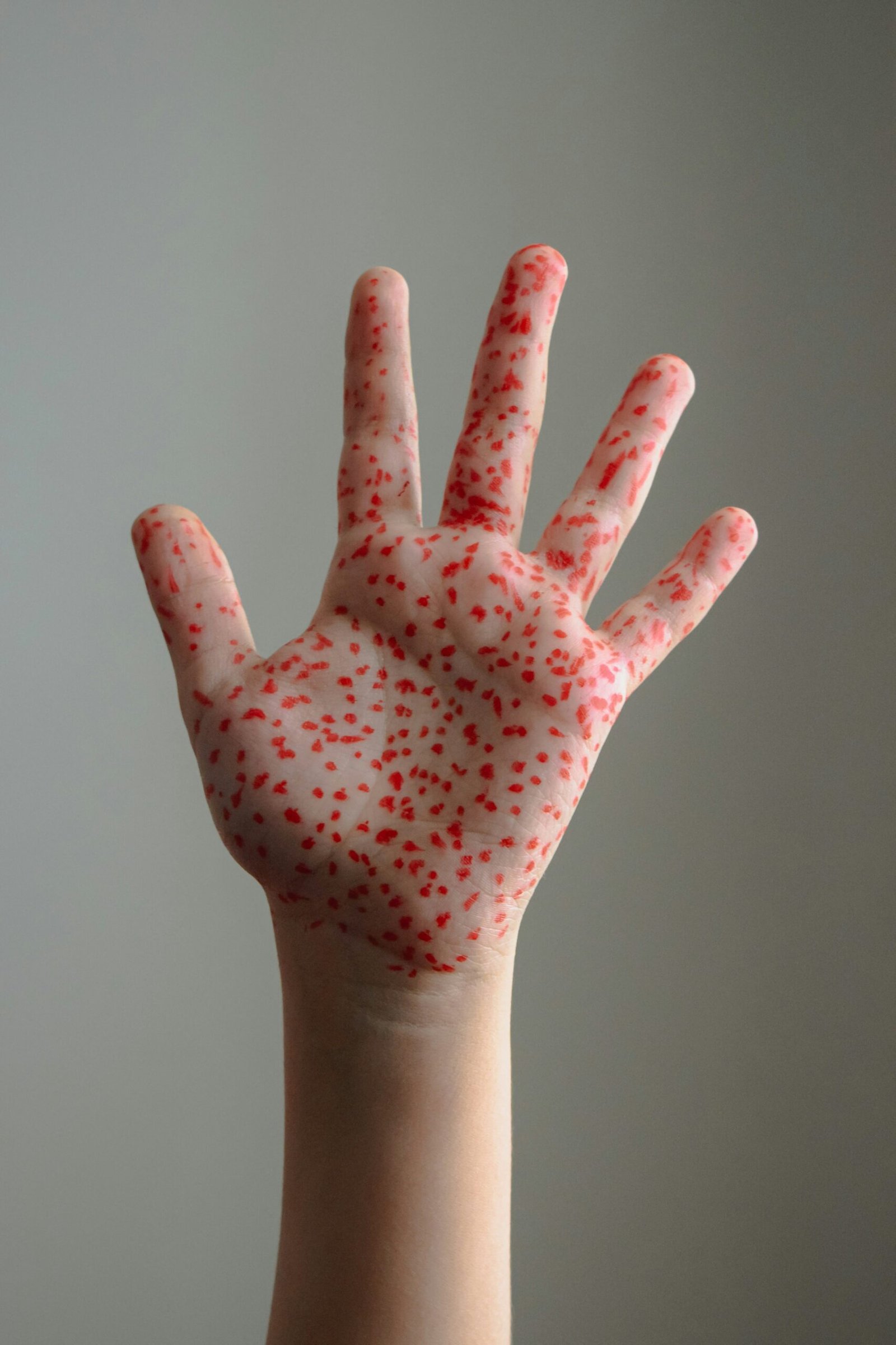 a close up of a person