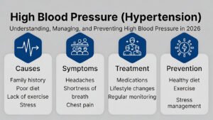 High Blood Pressure (Hypertension) Causes, Symptoms, Treatment, and Prevention in 2026