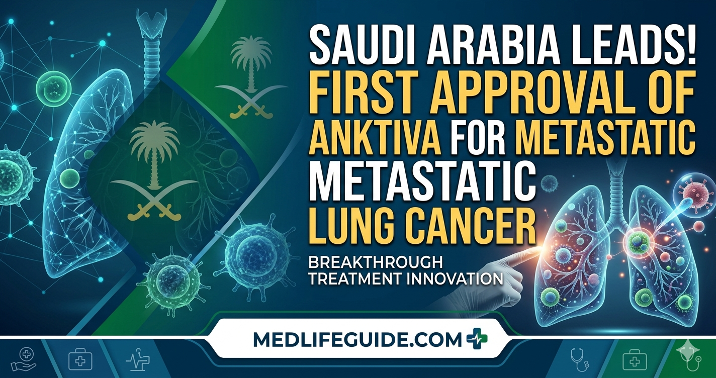 Saudi Arabia Leads First Approval of Anktiva for Metastatic Lung Cancer