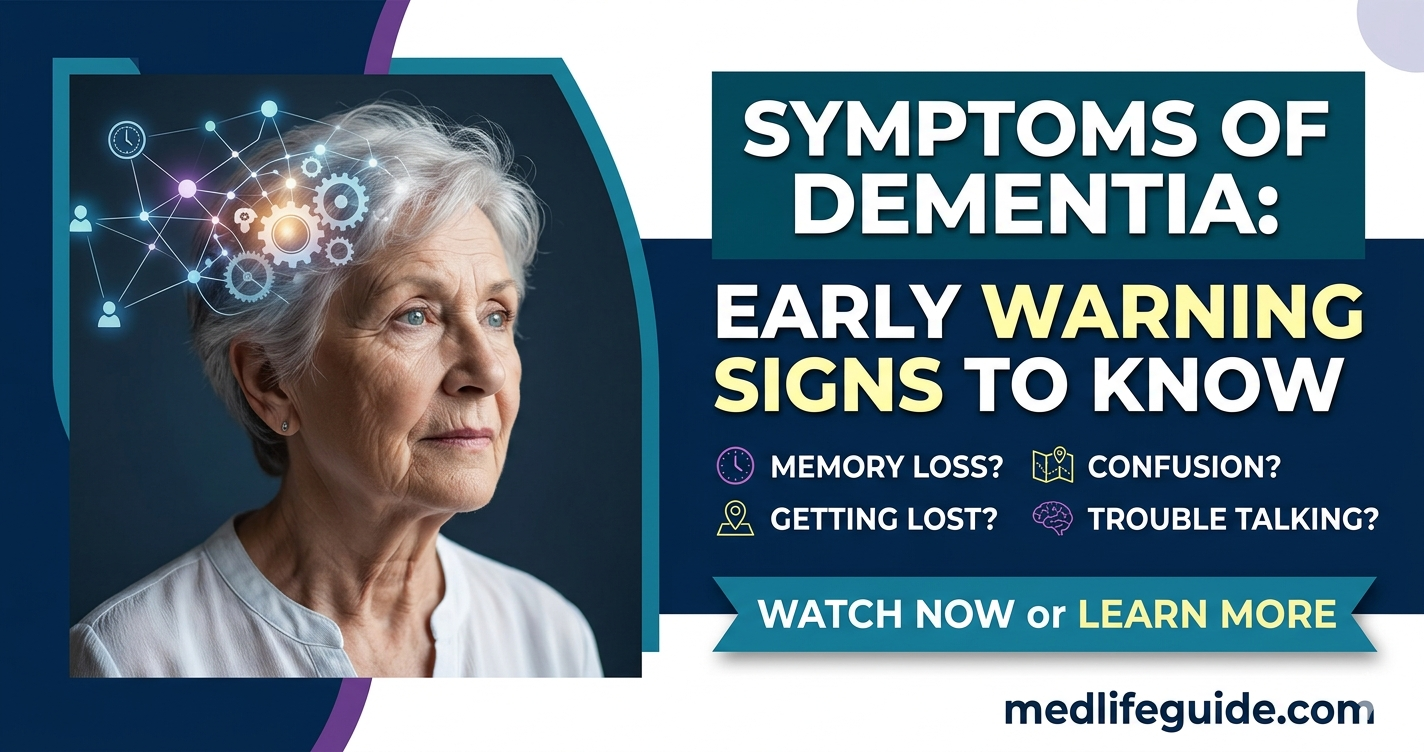Symptoms of Dementia Early Warning Signs to Know