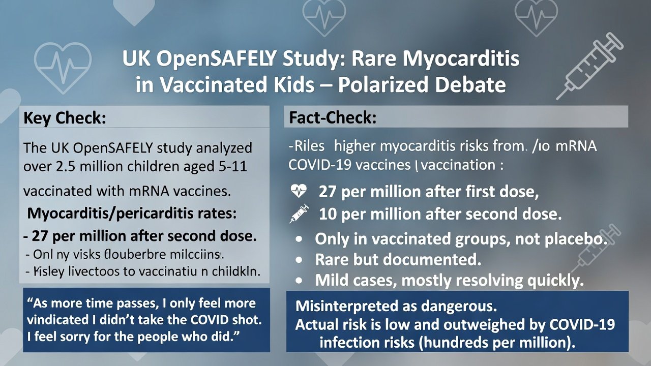 mRNA COVID-19 Vaccines in Children Myocarditis Risk, Study Findings, and Public Debate