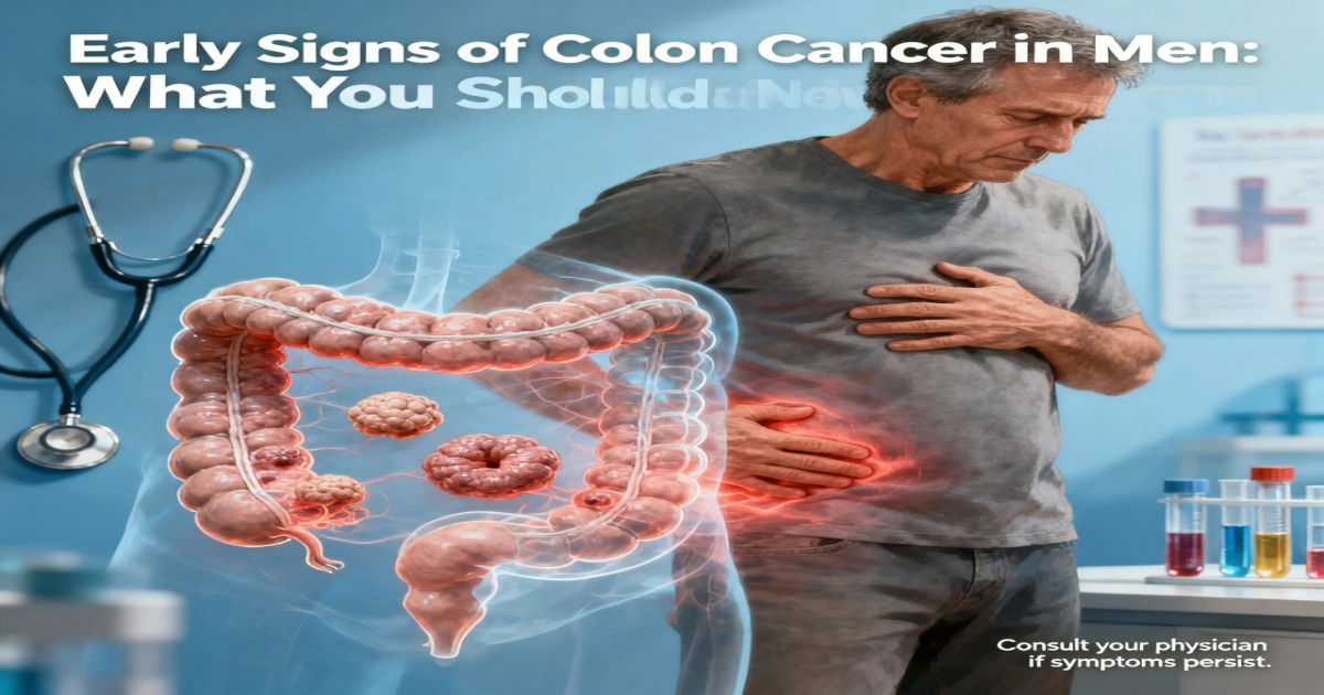 Early Signs of Colon Cancer in Men What You Should Never Ignore