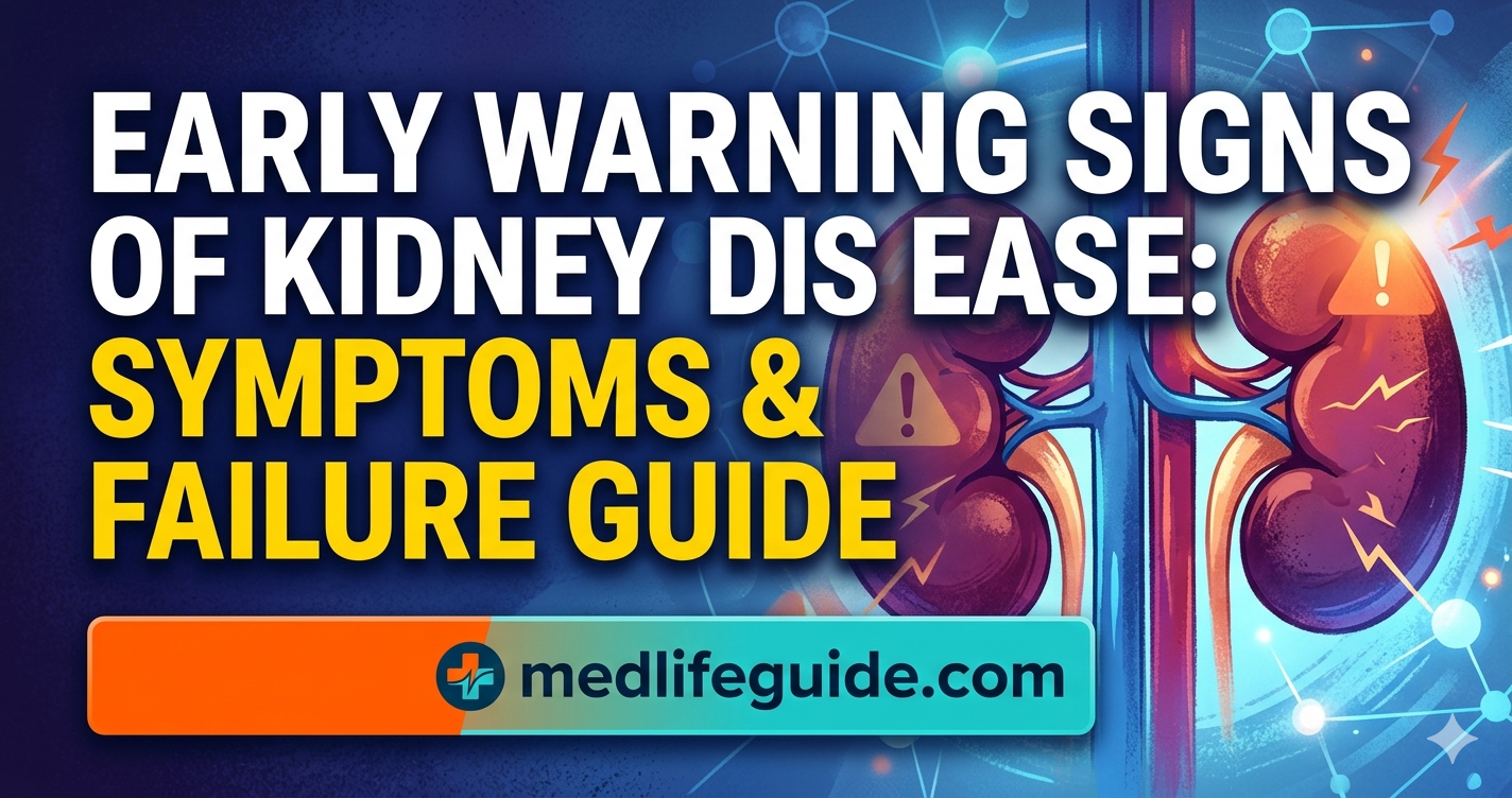 Early Warning Signs of Kidney Disease Symptoms & Failure Guide