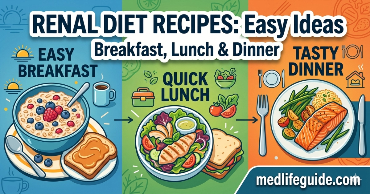 Renal Diet Recipes Easy Breakfast, Lunch & Dinner Ideas
