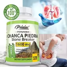 CHANCA PIEDRA 1600mg
Kidney Stone Crusher & Ultimate Urinary Tract Support