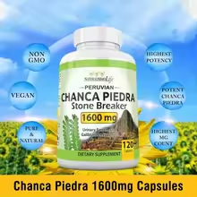CHANCA PIEDRA 1600mg
Kidney Stone Crusher & Ultimate Urinary Tract Support