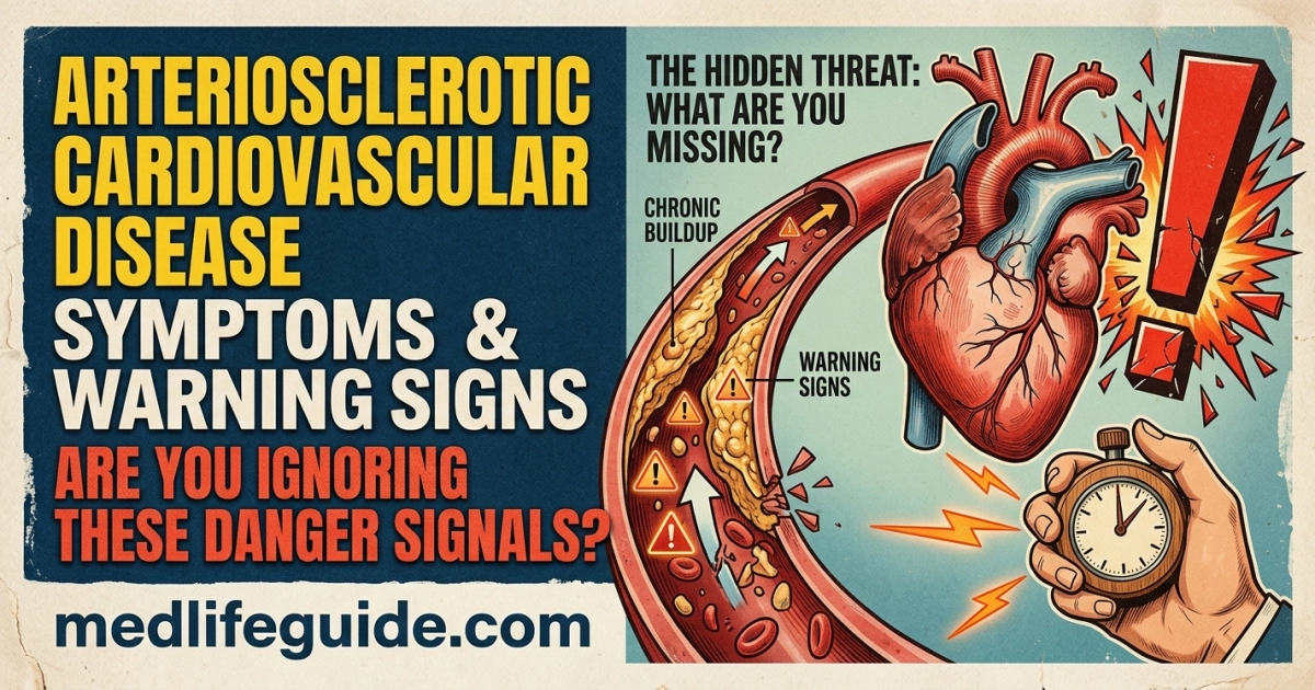 Arteriosclerotic Cardiovascular Disease Symptoms & Warning Signs