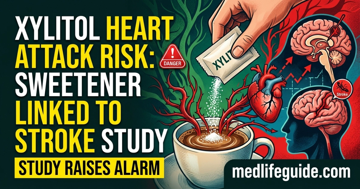 Xylitol Heart Attack Risk Sweetener Linked to Stroke Study