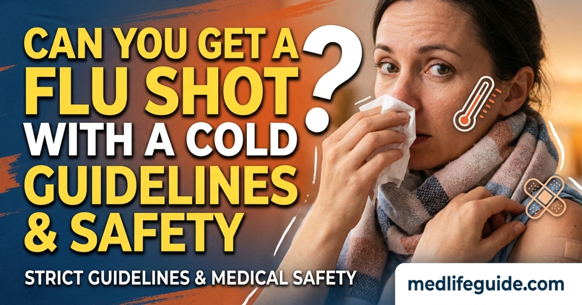 Can You Get a Flu Shot with a Cold